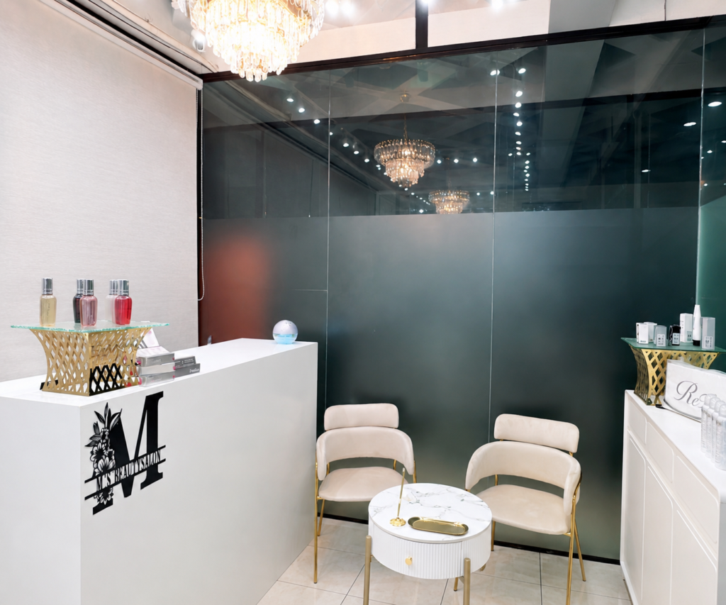 M's Beauty Salon セブ店の受付・待合スペース